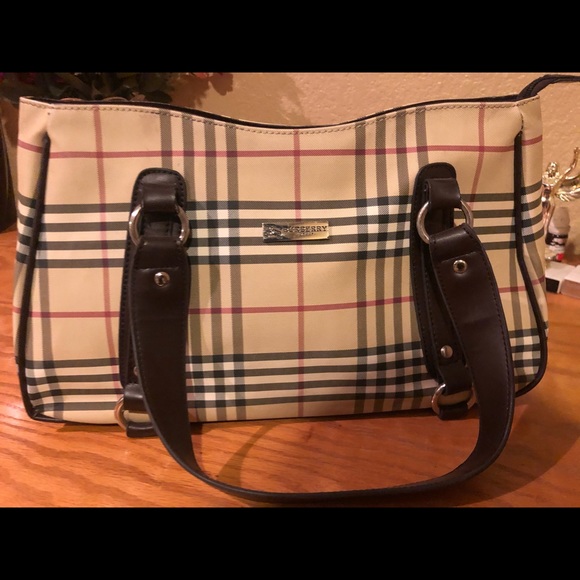 real burberry bag